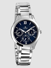 Load image into Gallery viewer, Titan Workwear Blue Dial Women Watch With Stainless Steel Strap