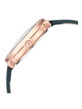 Load image into Gallery viewer, Titan Women's Svelte Black: Multi-Function Watch with Leather Strap