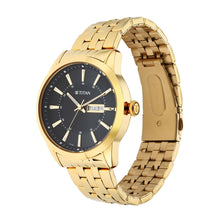 Load image into Gallery viewer, Titan Regalia Opulent Champagne Dial Analogue Stainless Steel Strap watch for Men