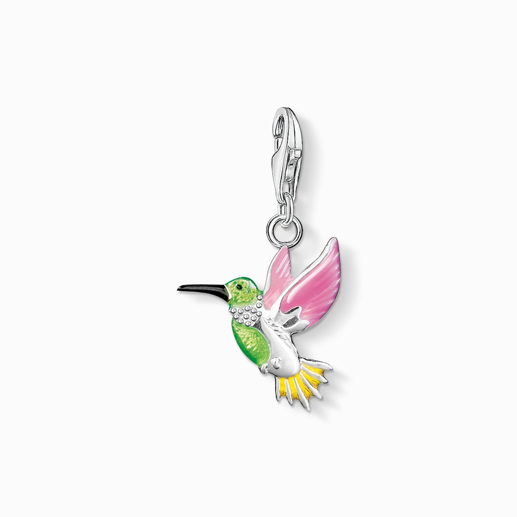 Thomas Sabo Colourful Hummingbird Charm Pendant