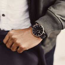 Load image into Gallery viewer, Daniel Wellington Classic 40 Reading Rose Gold & Black Watch