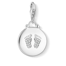 Load image into Gallery viewer, Thomas Sabo Charm Pendant "Disc Baby Footprint"