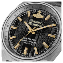 Load image into Gallery viewer, Vivienne Westwood Sydenham Watch Black Leather Strap