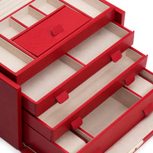 Load image into Gallery viewer, Wolf Palermo Large Jewellery Box  Red