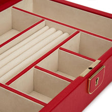 Load image into Gallery viewer, Wolf Palermo Medium Jewellery Box Red