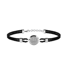 Load image into Gallery viewer, Maserati Jewels Men's Leather Bracelet