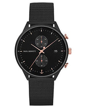 Load image into Gallery viewer, Paul Hewitt Black Sunray Mesh Watch