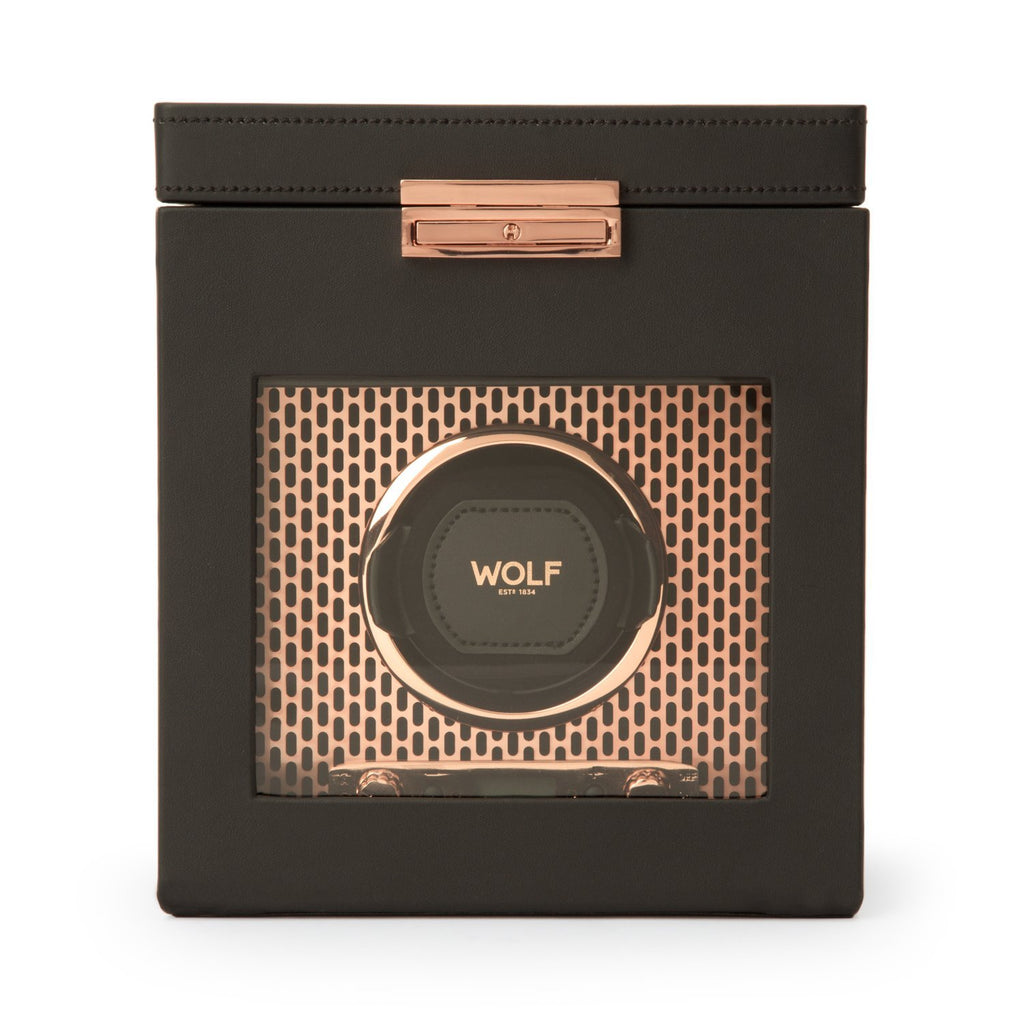 Wolf Axis Single Winder With Storage Copp (V) | The Jewellery Boutique Australia