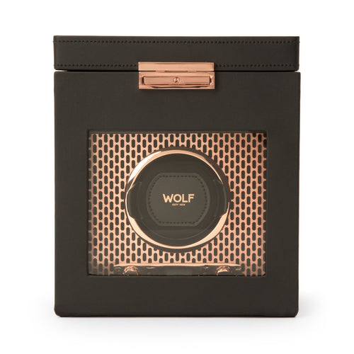 Wolf Axis Single Winder With Storage Copp (V) | The Jewellery Boutique Australia
