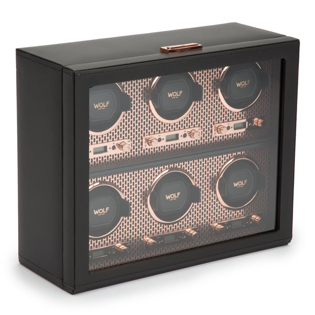 Wolf Axis 6 Piece Winder Copper (V) | The Jewellery Boutique Australia