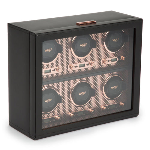 Wolf Axis 6 Piece Winder Copper (V) | The Jewellery Boutique Australia