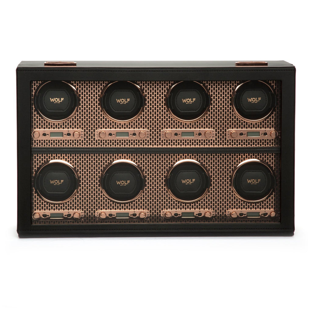 Wolf Axis 8 Piece Winder Copper (V) | The Jewellery Boutique Australia