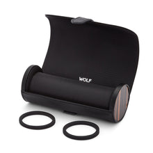Load image into Gallery viewer, Wolf Roadster Triple Watch Roll  Black