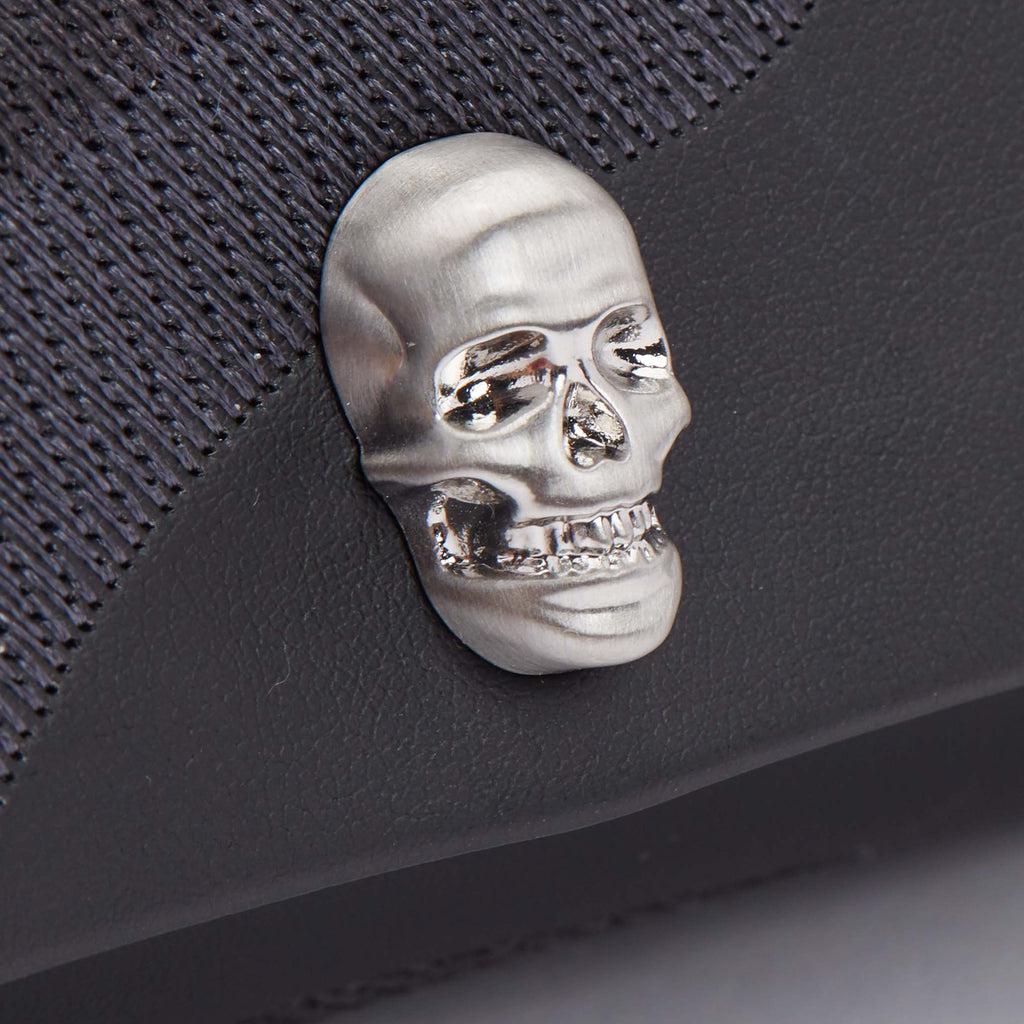 Wolf Memento Mori Triple Watch Roll Black