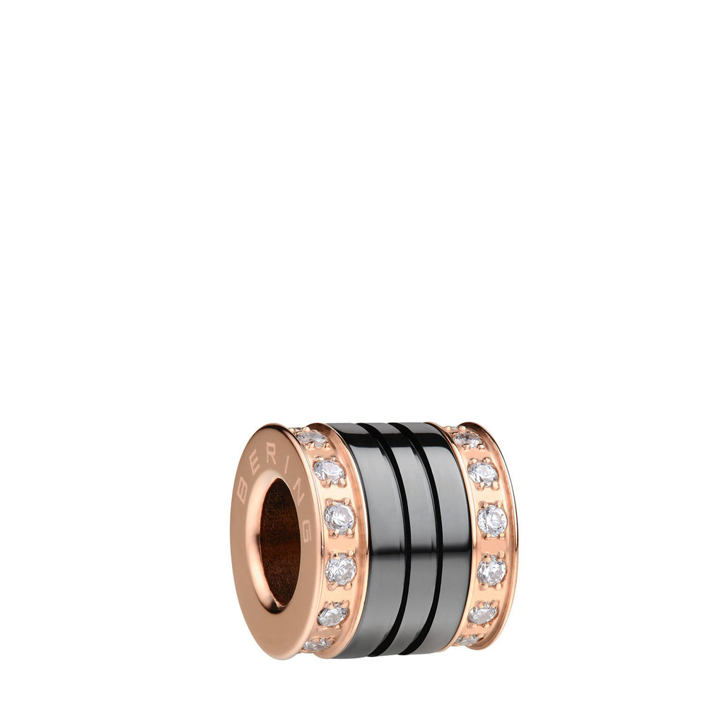 BERING Arctic Symphony Polished Rose Gold Detachable Charm Set