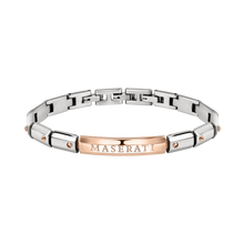Load image into Gallery viewer, Maserati Jewels Men's Rose Gold Screw Bracelet