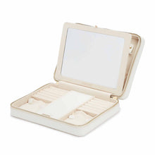 Load image into Gallery viewer, Wolf Maria Large Zip Case White