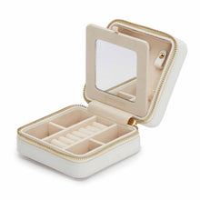 Load image into Gallery viewer, Wolf Maria Small Zip Case White