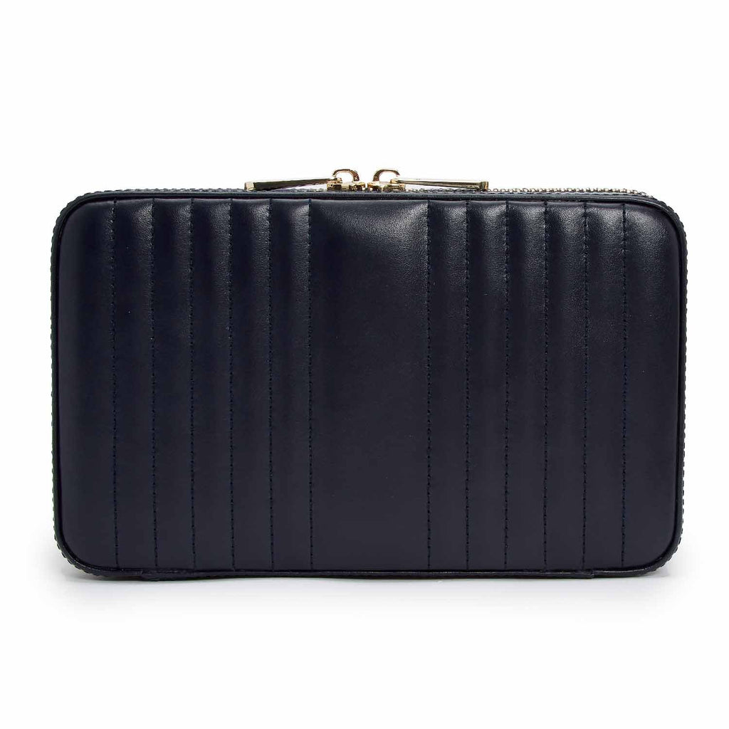 Wolf Maria Medium Zip Case Navy | The Jewellery Boutique Australia