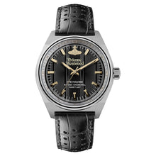 Load image into Gallery viewer, Vivienne Westwood Sydenham Watch Black Leather Strap