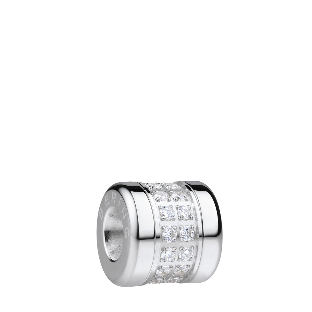 BERING Arctic Symphony Polished Silver Detachable Charm Set