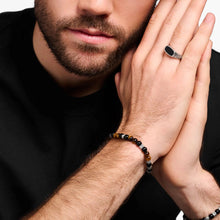 Load image into Gallery viewer, THOMAS SABO Tiger Eye Bead Element's Bracelet