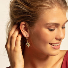 Load image into Gallery viewer, Thomas Sabo Royalty Star & Moon Earrings  - Gold