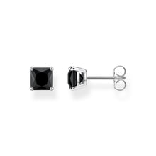 Load image into Gallery viewer, Thomas Sabo Ear Studs Black Stone Silver