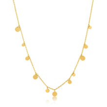 Load image into Gallery viewer, Ania Haie Geometry Mixed Discs Necklace - Gold