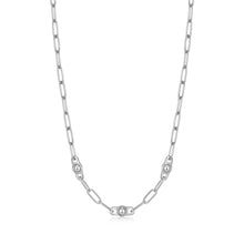 Load image into Gallery viewer, Ania Haie Silver Orb Link Chunky Chain Necklace