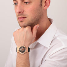 Load image into Gallery viewer, Maserati Potenza 42mm Automatic Skeleton Gold Watch