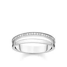 Load image into Gallery viewer, Thomas Sabo Ring White Stones