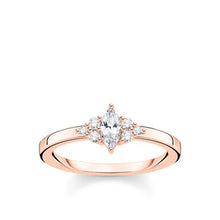 Load image into Gallery viewer, Thomas Sabo Ring White Stones