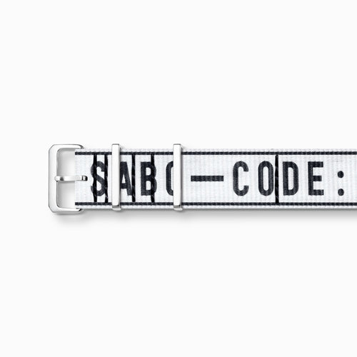 Thomas Sabo Watch Band Urban CODE TS NATO, White