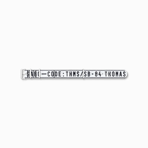 Thomas Sabo Watch Band Urban CODE TS NATO, White