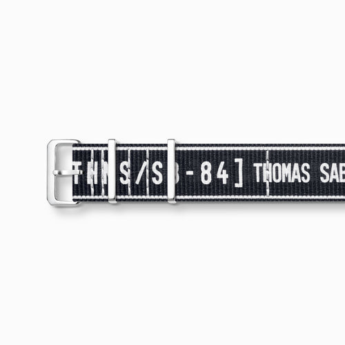 Thomas Sabo Watch Band Urban CODE TS NATO, Black