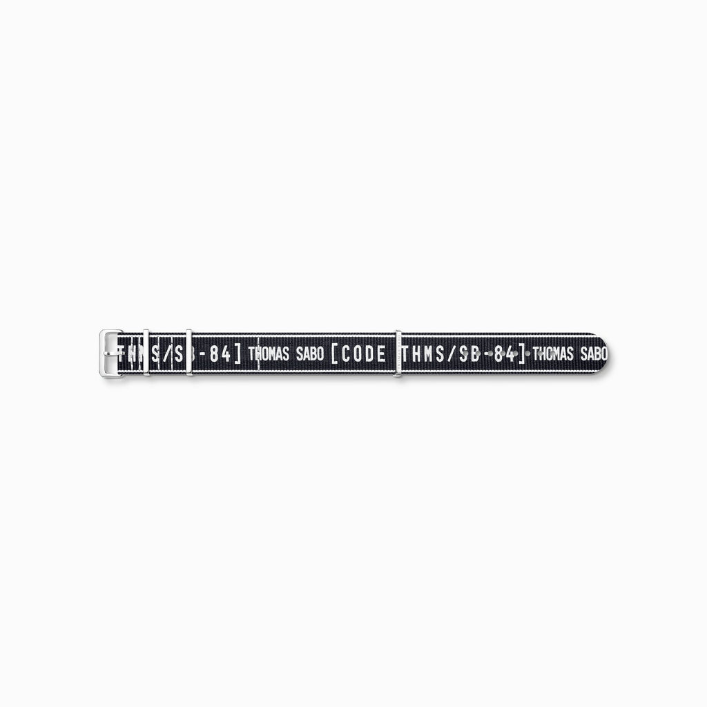 Thomas Sabo Watch Band Urban CODE TS NATO, Black