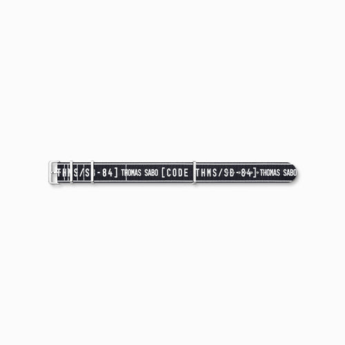 Thomas Sabo Watch Band Urban CODE TS NATO, Black
