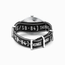 Load image into Gallery viewer, Thomas Sabo Watch Band Urban CODE TS NATO, Black