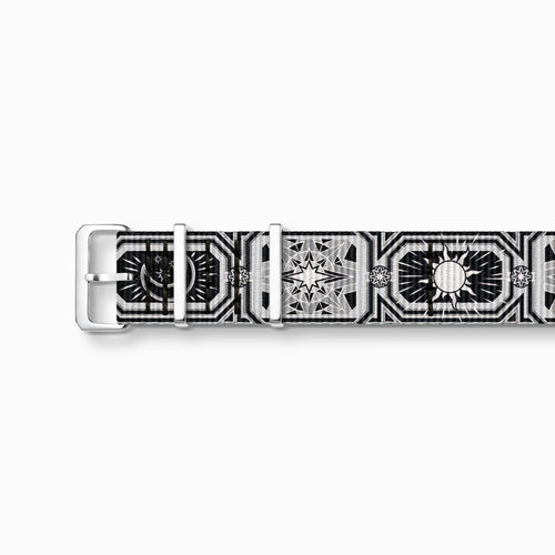Thomas Sabo Watch Band CODE TS NATO, Black Night Sky