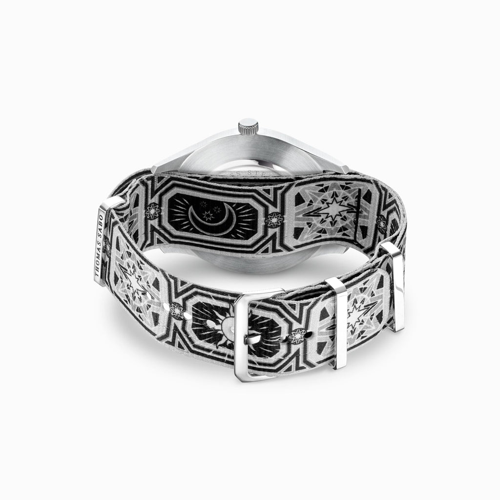 Thomas Sabo Watch Band CODE TS NATO, Black Night Sky
