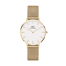 Load image into Gallery viewer, Daniel Wellington Petite 36 Evergold Gold & White Watch