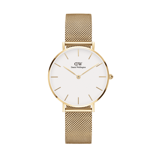 Daniel Wellington Petite 36 Evergold Gold & White Watch