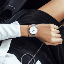 Load image into Gallery viewer, Daniel Wellington Petite 32 Silver & White Watch