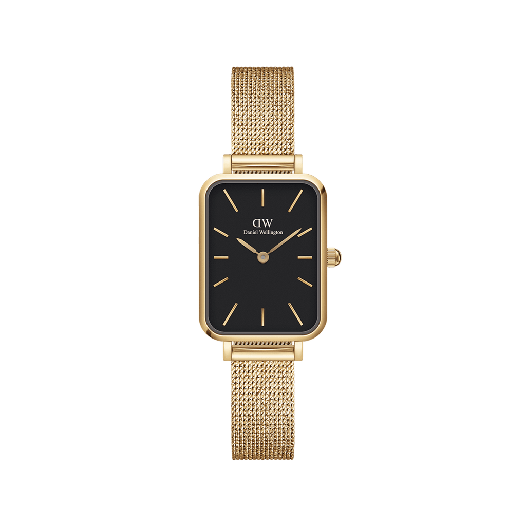 Daniel Wellington Quadro 20X26 Pressed Evergold Gold & Black Watch