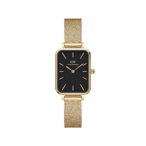 Daniel Wellington Quadro 20X26 Pressed Evergold Gold & Black Watch