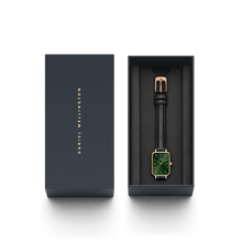 Load image into Gallery viewer, Daniel Wellington Quadro 20X26 Pressed Sheffield Rose Gold & Emerald Watch