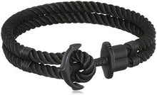 Load image into Gallery viewer, Paul Hewitt Phrep Nylon Black / Black Bracelet - L