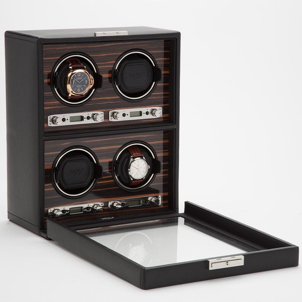 Wolf Roadster 4 Piece Winder Black
