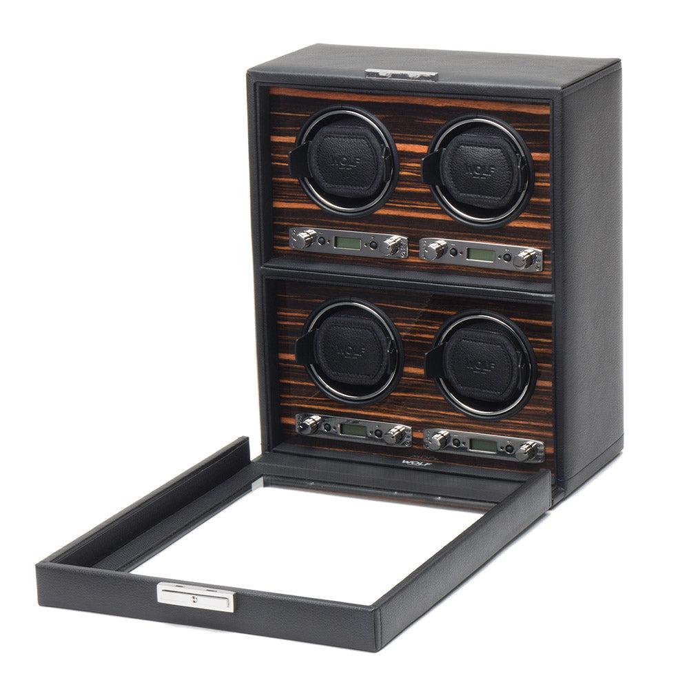 Wolf Roadster 4 Piece Winder Black